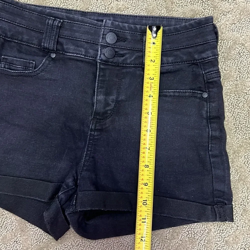 Blue Spice Juniors Size 1 Black Jean Shorts- SOFT!!!